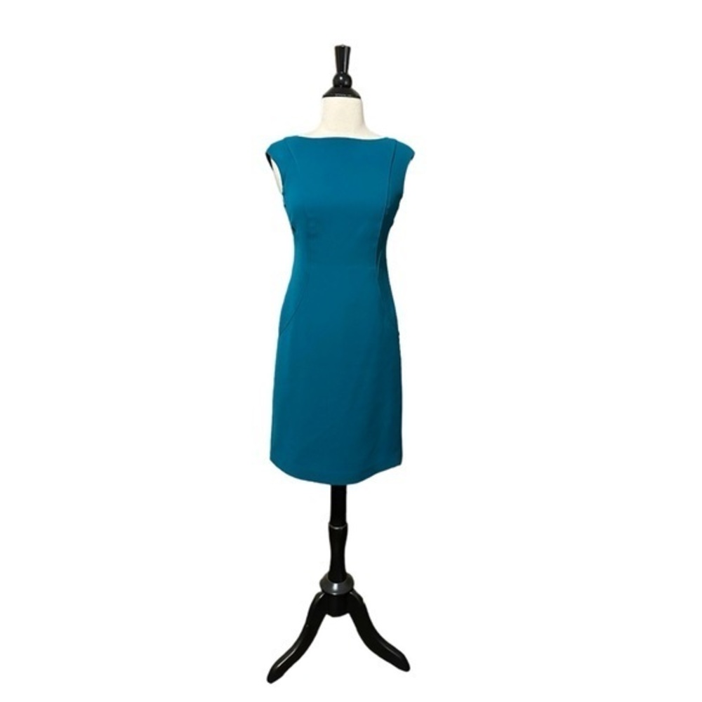 Lafayette 148 New York Teal Dress Size 0